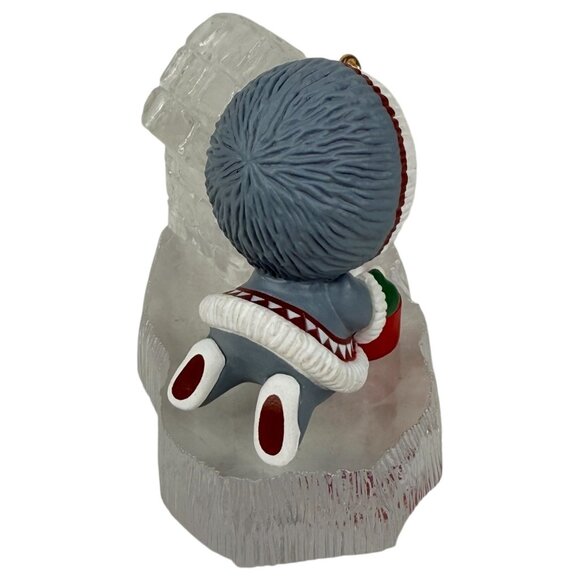 1993 Hallmark Keepsake Ornament Frosty Friends Collectors Series 14th Eskimo Dog - Picture 8 of 16